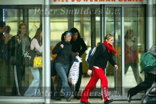 Hilversum 22 januari 2004
Idols finalisten sporten in NIKE sportcentrum