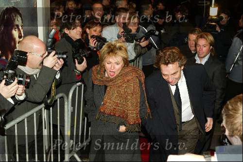 Rotterdam 29  januari 2004
Premiere documantaire over Johan Cruijff in Luxor te Rotterdam. Jan Mulder met vrouw