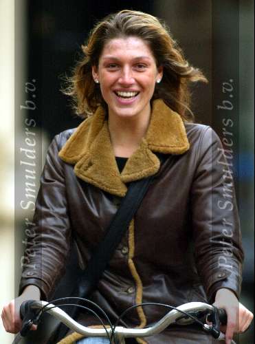 Amsterdam 14 januari 2004
Kelly BB op fiets