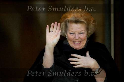 Amsterdam 13 januari 2003
Nieuwjaarsreceptie koningin Beatrix op paleis op de dam.
Koningin Beatrix