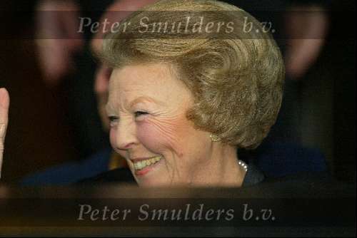 Amsterdam 14 januari 2004
Koningin Beatrix geeft nieuwjaarsreceptie in paleis op de dam.