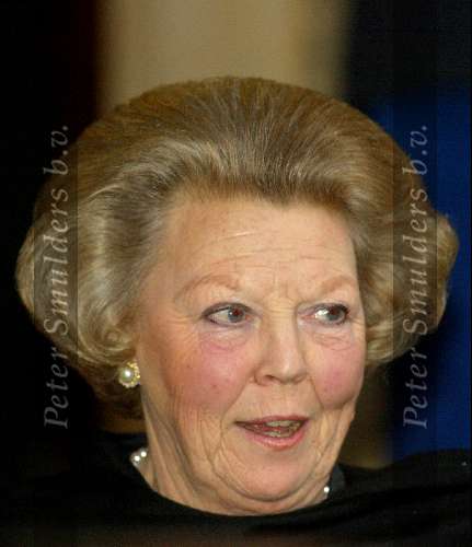 Amsterdam 14 januari 2004
Koningin Beatrix geeft nieuwjaarsreceptie in paleis op de dam.
