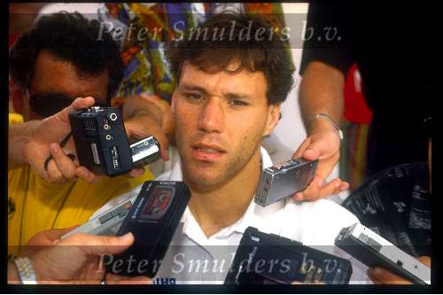 Wereldkampioenschap voetbal Italie 1990
Marco v Basten intervieuw