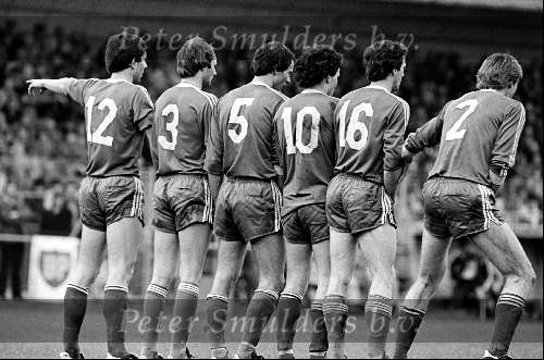 Rotterdam 1979 Excelsior-PSV
met v.l.n.r.: Harry Lubse-Tom smits-Jan Poortvliet-Michel Valke-Paul Posthuma en Piet wildschut