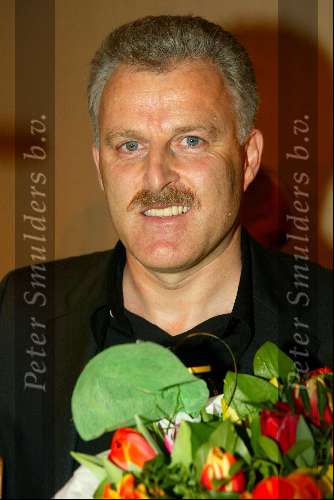 Hilversum 9 januari 2003
Verkiezing omroepman van het jaar bij Jan Tabak.
Peter R de Vries