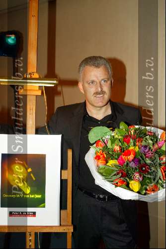 Hilversum 9 januari 2003
Verkiezing omroepman van het jaar bij Jan Tabak.
Peter R de Vries