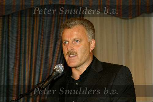 Hilversum 9 januari 2003
Verkiezing omroepman van het jaar bij Jan Tabak.
Peter R de Vries