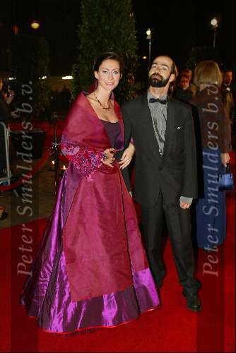Scheveningen 12 januari 2003
100 jarig bestaan circustheater.
Pia Douwes met zoon Annewil Blankers