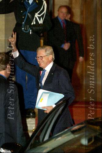 Amsterdam 13 januari 2003
Nieuwjaarsreceptie koningin Beatrix op paleis op de dam.
Pieter v Vollenhoven