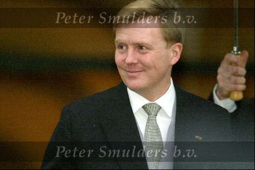 Amsterdam 14 januari 2004
Koningin Beatrix geeft nieuwjaarsreceptie in paleis op de dam.  Prins Willem Alexander