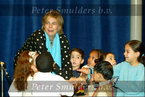 Amsterdam 19 januari 2004
Prinses Laurentien (zwanger) opent het nieuwe IBM pand in Amsterdam.met Job Cohen samen.