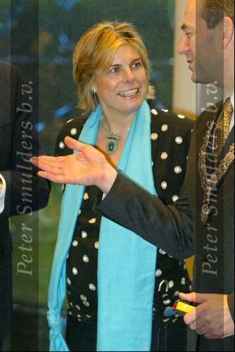 Amsterdam 19 januari 2004
Prinses Laurentien (zwanger) opent het nieuwe IBM pand in Amsterdam.met Job Cohen samen.