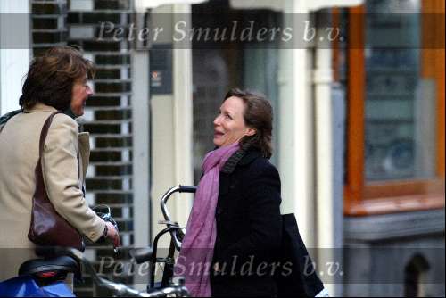 Amsterdam 5 januari 2004
Prinses Margaritha  op fiets in Amsterdam