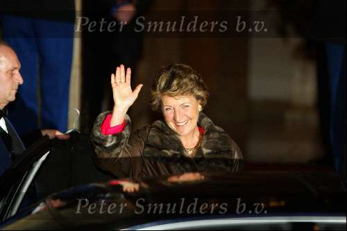 Amsterdam 13 januari 2003
Nieuwjaarsreceptie koningin Beatrix op paleis op de dam.
Prinses Margriet