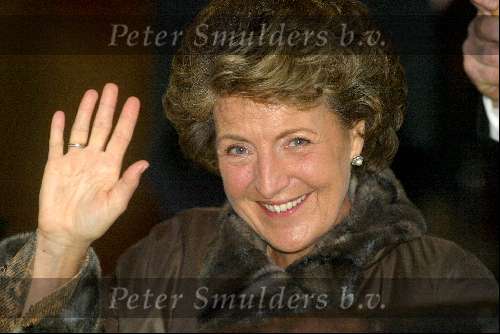 Amsterdam 14 januari 2004
Koningin Beatrix geeft nieuwjaarsreceptie in paleis op de dam.  Prinses Margriet