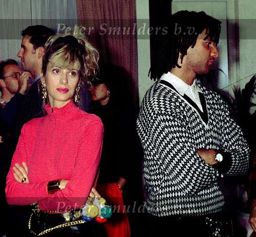 Amsterdam, 1991 RUUD GULLIT with his Ex-wife CHRISTINA PENSA