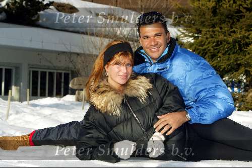 Lech 17 februari 2002
Ruud Gullit met Estelle Gullit
