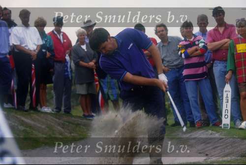 Steven Richardson 1993 tijdens de Heineken open op de Noordwijksche