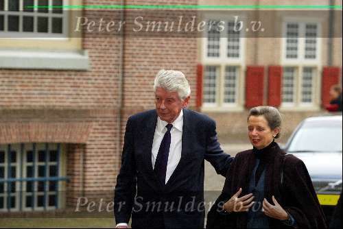 Apeldoorn 15 december 2002
Doop prinses Eloise 
Wim Kok met zijn vrouw Rita Kok