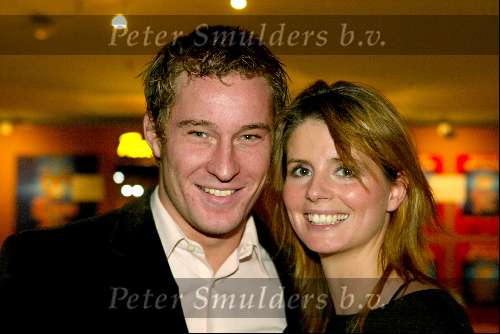 Rotterdam 27 januari  2004
Premiere Romeo en Julia in het Nieuwe Luxor.
Yvette (veronica vipes) met Michiel de Jong