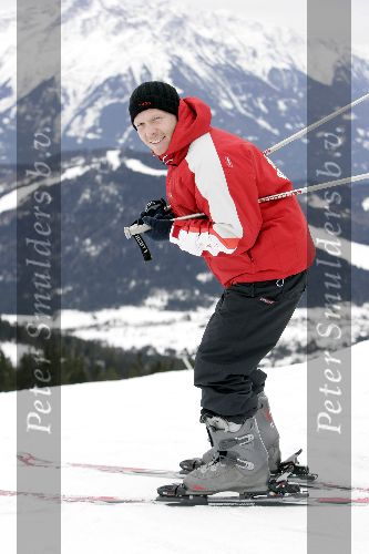 Seefeld 18 januari 2005
Princee opening hotel.
Danny Rook tijdens wintersport op de skies