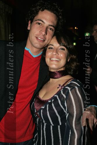 Amsterdam 27 januari 2005
Presentatie Minardi F1 met Christijan Albers in Cineac.
Dione de Graaf met vriend