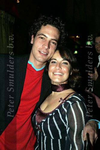 Amsterdam 27 januari 2005
Presentatie Minardi F1 met Christijan Albers in Cineac.
Dione de Graaf met vriend