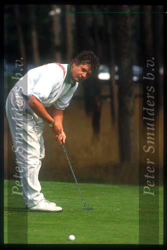 Hans v Hemert tijdens een rondje golf