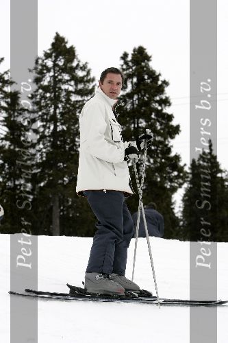 Seefeld 18 januari 2005
Princee opening hotel.
Hein Vergeer op ski\'s