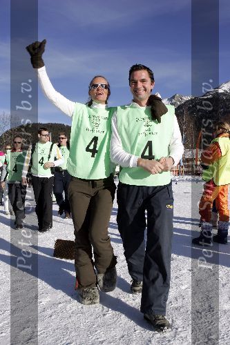 Seefeld 17 januari 2005
Opening princess Hotel.
Inge de Bruijn met bontmuts en Hein Vergeer