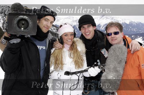 Seefeld 18 januari 2005
 Inge de Bruijn met Ivo Borkus en Menno Swart