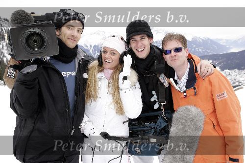 Seefeld 18 januari 2005
 Inge de Bruijn met Ivo Borkus en Menno Swart