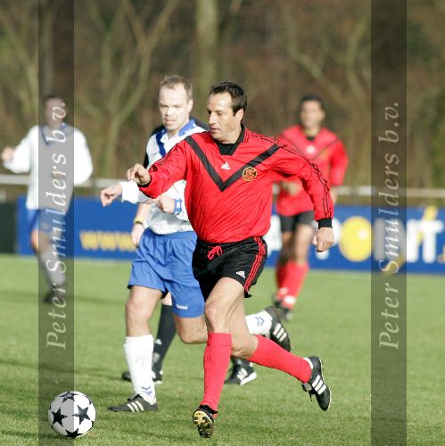 Amsterdam 21 januari 2005
John van t Schip voetballen bij AFC 3