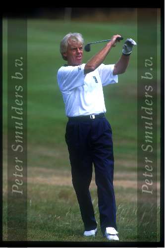 Leo Beenhakker tijdens een rondje golf