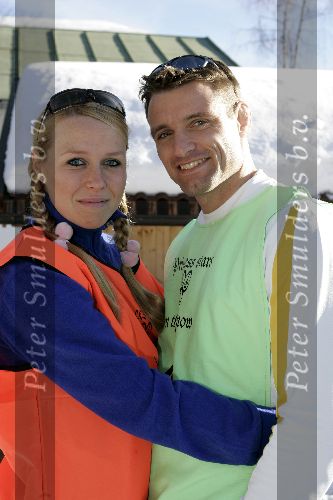 Seefeld 17 januari 2005
Opening princess Hotel.
Mark Huizinga met vriendin