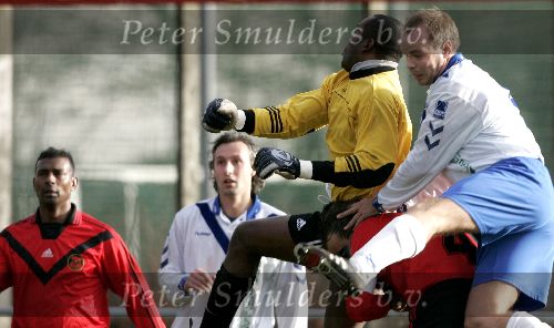 Amsterdam 21 januari 2005
Stanley Menzo voetballen bij AFC 3