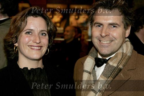Amsterdam  12 januari 2005
Premiere Franse Speelfilm in Tushinski.
Toine v Peperstraten met vrouw
