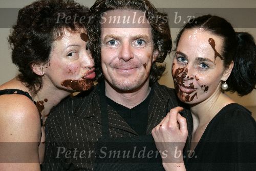 Amsterdam 20 januari 2005
Wilma Nanninga tijdens het maken van een chocoladetaart