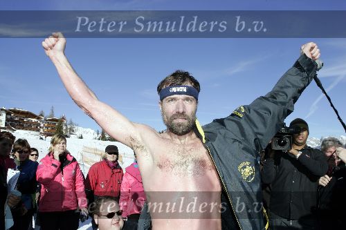 Seefeld 17 januari 2005
Opening princess Hotel.
Wereldrecord Wim Hof