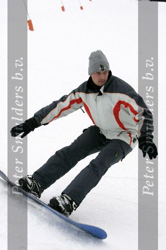 Seefeld 18 januari 2005
Princee opening hotel.
Winston Post met snowboard