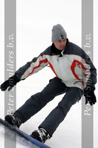 Seefeld 18 januari 2005
Princee opening hotel.
Winston Post met snowboard