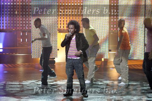 Hilversum, 7 Januari 2006 Studio 22
2e Finaleronde Idols 2006
Aaron Idols