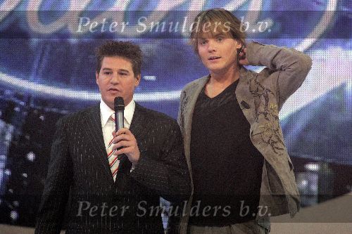Hilversum, 7 Januari 2006 Studio 22
2e Finaleronde Idols 2006
Christon Idols met Martijn Krabbe
