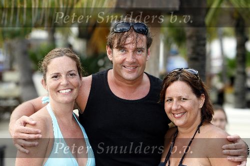Curacao 6 januari 2006
Gerard Joling met Connie Bos op curacao