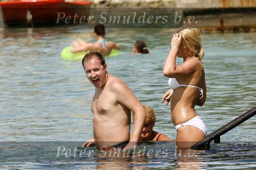 Curacao 5 januari 2006
Edwin Evers met zijn vriendin op vakantie op Curacao.