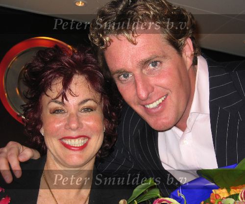 Eindhoven, 10 December 2004
Edwin Smulders samen met Ruby Wax