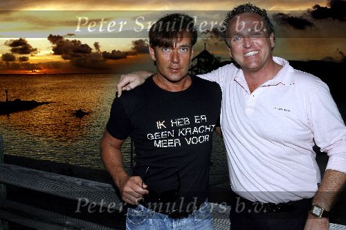 Curacao 5 januari 2006
Gerard Joling op vakantie op Curacao. T shirt \