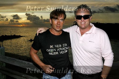 Curacao 5 januari 2006
Gerard Joling op vakantie op Curacao. T shirt \