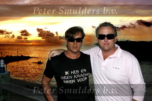 Curacao 5 januari 2006
Gerard Joling op vakantie op Curacao. T shirt \