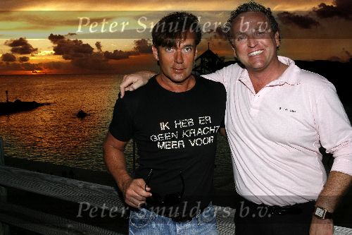Curacao 5 januari 2006
Gerard Joling op vakantie op Curacao. T shirt \